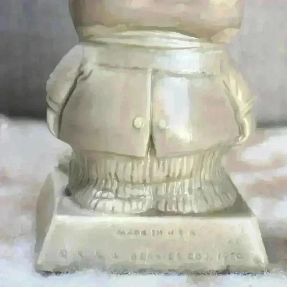 VINTAGE 1970 World's Best Father Statue Award Gift Figurine R & W Berries Co. - Picture 7 of 9